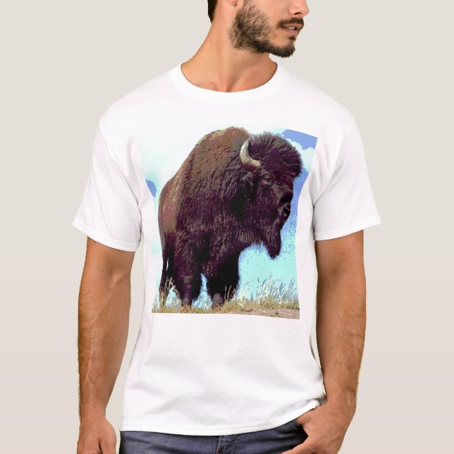 Camiseta Bison Pop Art (Anverso)