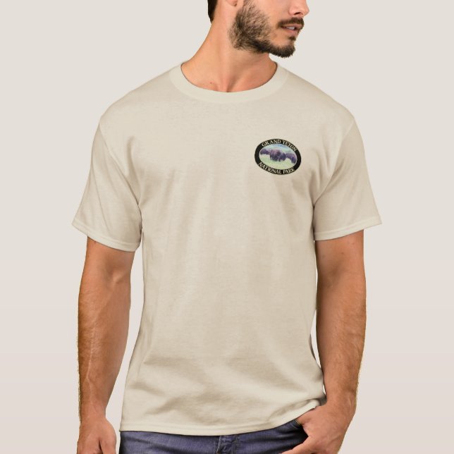 Camiseta Bison salvaje / Búfalo en el Parque Nacional Grand (Anverso)