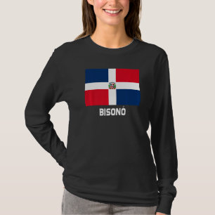 Camiseta Bisonó Bandera República Dominicana Emblem Escudo 