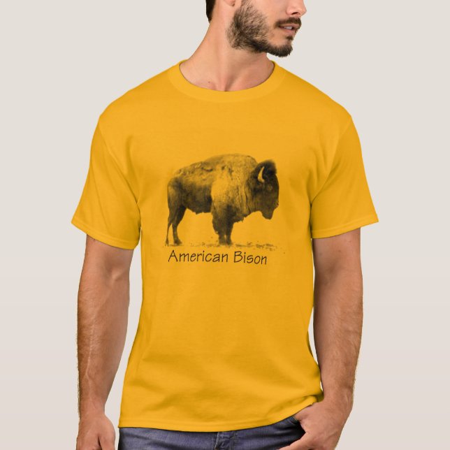 Camiseta Bisonte americano (Anverso)