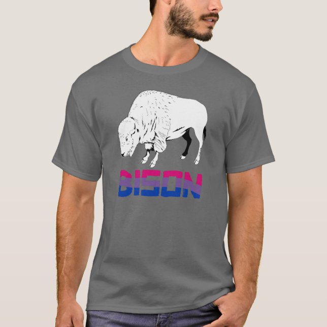 Camiseta Bisonte Bisexual (Anverso)