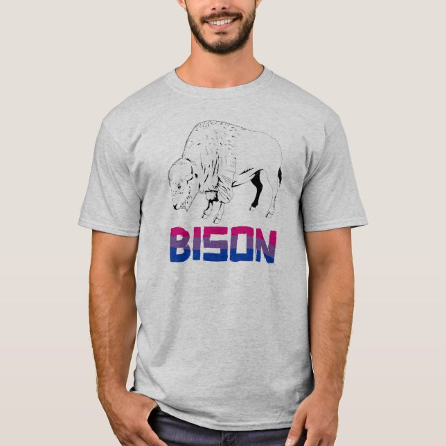 Camiseta Bisonte Bisexual (Anverso)
