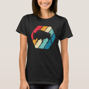 Camiseta Bisonte Búfalo Animal Vida Silvestre Retro