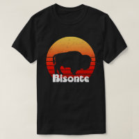 Bisonte Buffalo Bull Retro Vintage