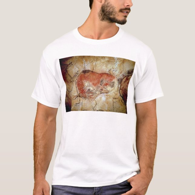 Camiseta Bisonte de las cuevas de Altamira (Anverso)