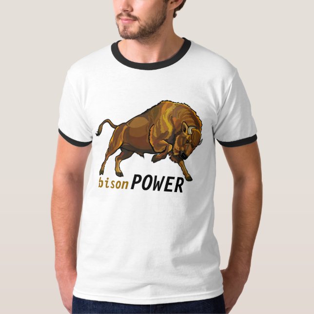 Camiseta bisonte europeo (Anverso)