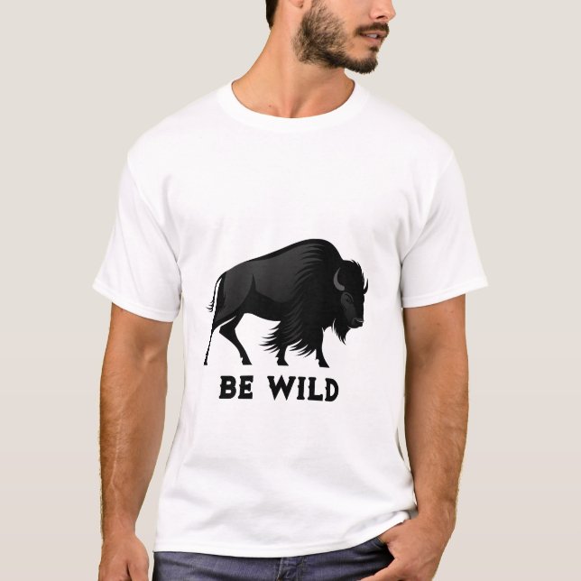 Camiseta Bisonte Salvaje (Anverso)