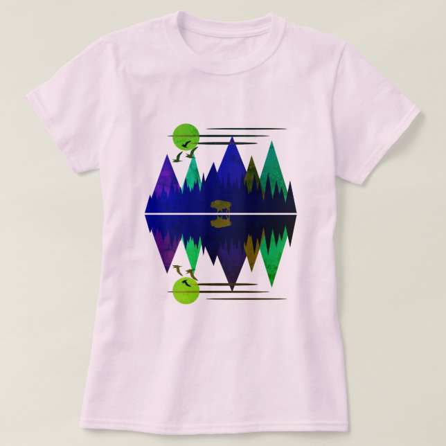 Camiseta Bisonte Solitario #2 (Diseño del anverso)
