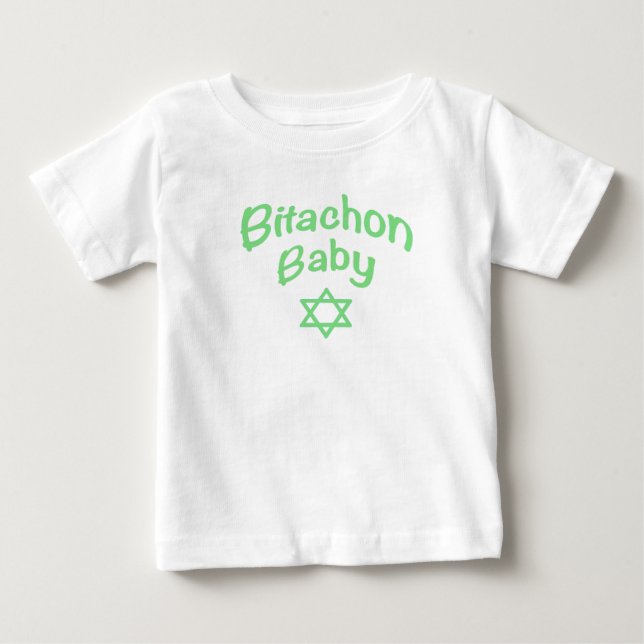 Camiseta Bitachon Baby Green (Anverso)