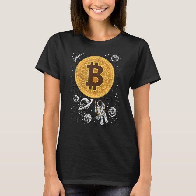 Camiseta Bitcoin A La Criptodivisa De La Luna (Anverso)