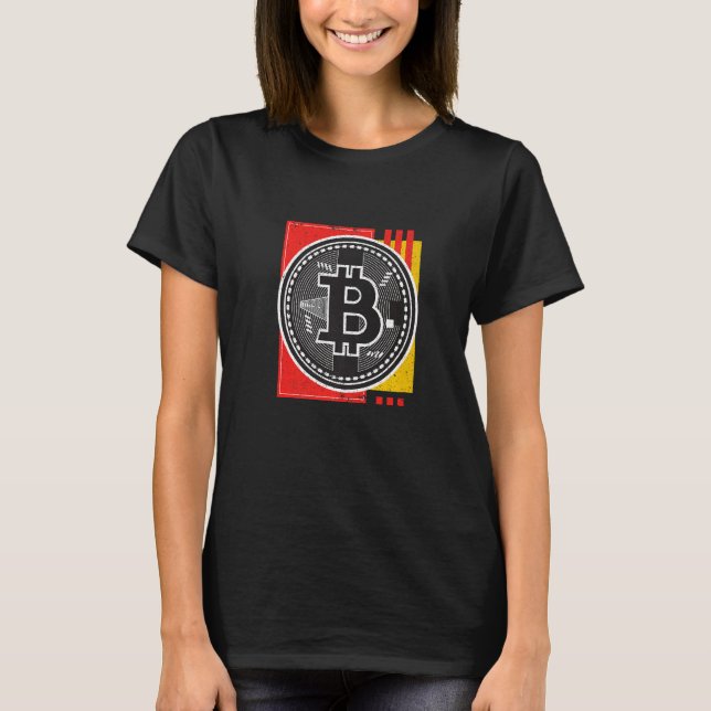 Camiseta Bitcoin Abstract Crypto Cash (Anverso)
