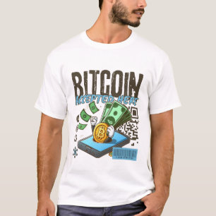 Camiseta Bitcoin aceptado aquí