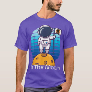 Camiseta Bitcoin al Astronauta de la Luna NFT DeFi Crypto