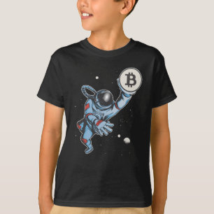 Camiseta Bitcoin al astronauta lunar