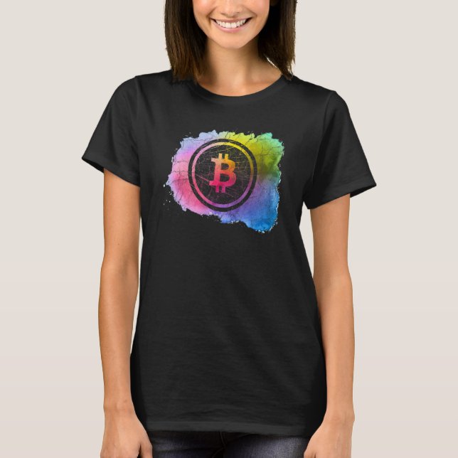 Camiseta Bitcoin Art Trader Miner Hodl Token Crypto (Anverso)