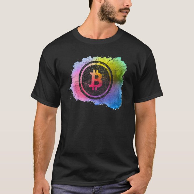 Camiseta Bitcoin Art Trader Miner Hodl Token Crypto (Anverso)