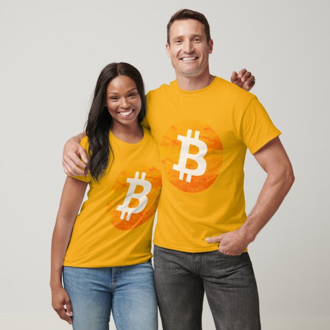 Camiseta Bitcoin Big ₿ (Style: 2) (Unisexo)