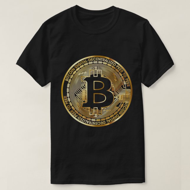 Camiseta Bitcoin BTC Coin Crypto Trader #bitcoin Futuro Lib (Diseño del anverso)