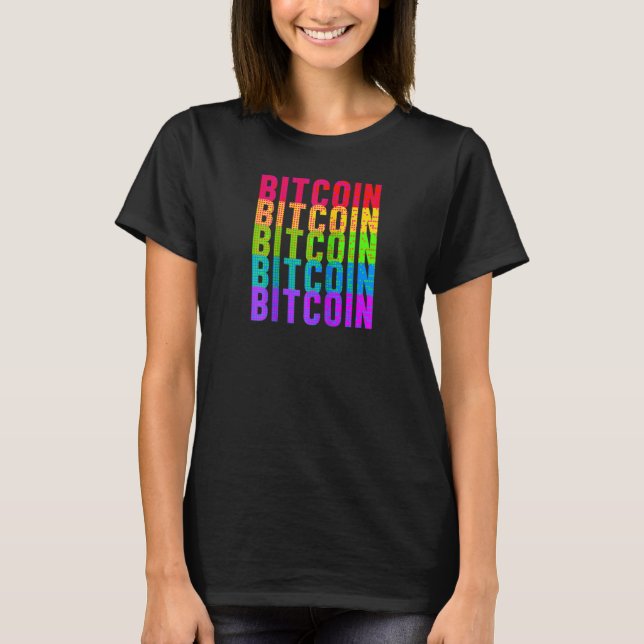 Camiseta Bitcoin Btc Crypto Currency Wallet Money Blockchai (Anverso)