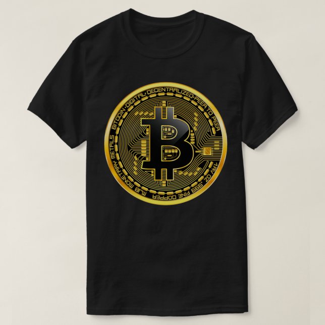 Camiseta Bitcoin btc crypto stock market trading (Diseño del anverso)