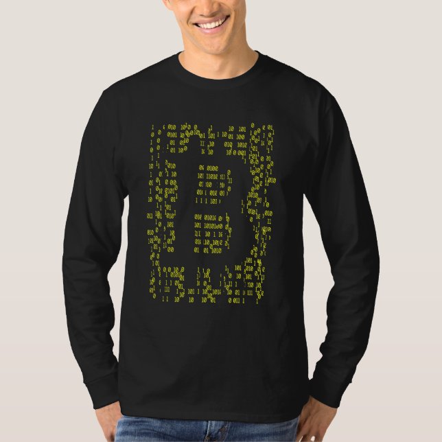 Camiseta Bitcoin Btc Digital Storage Blockchain Krypto Nerd (Anverso)