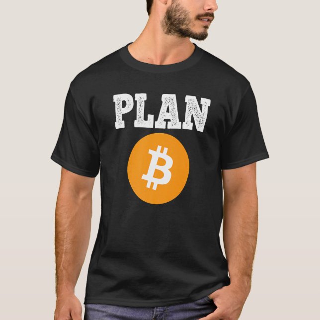 Camiseta Bitcoin Btc Plan B (Anverso)