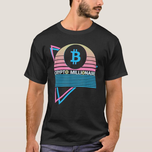 Camiseta Bitcoin Crypto BTC Cryptocurrency Crypto Millionai (Anverso)