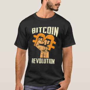Camiseta Bitcoin Cryptocurrency BTC Revolution Bitcoin Tram