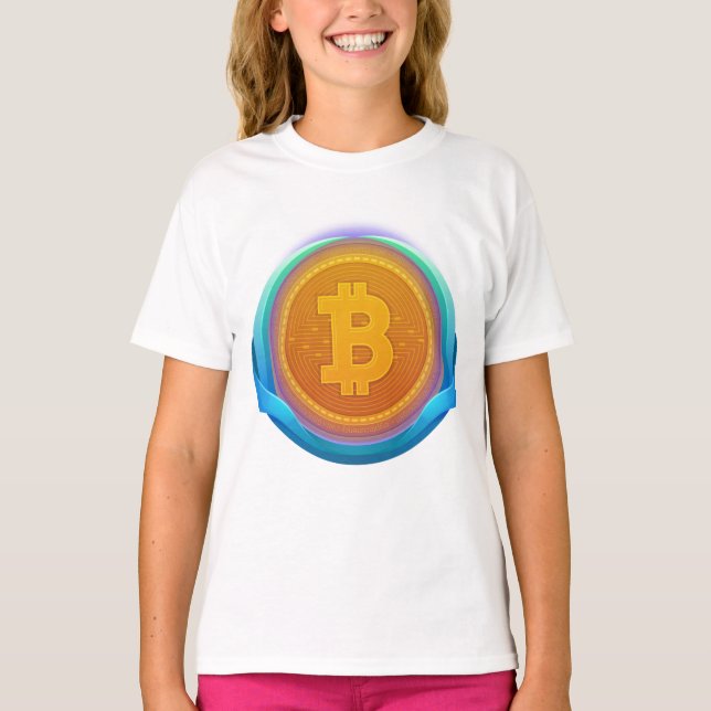 CAMISETA BITCOIN DE CRIPTOCURRENCIA (Anverso)
