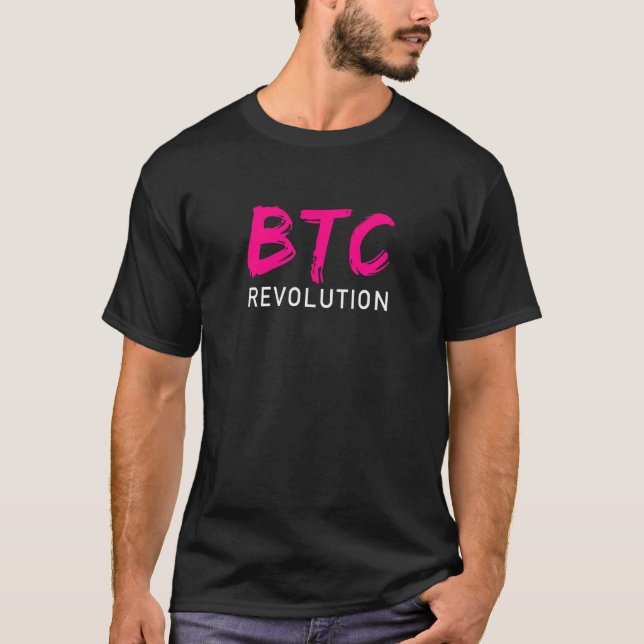 Camiseta Bitcoin de la Revolución Btc (Anverso)