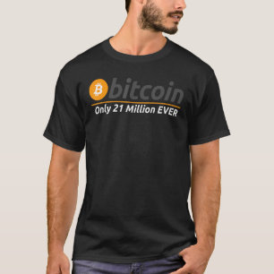 Camiseta Bitcoin de sólo 21 millones de Crypto Defi Bitcoin
