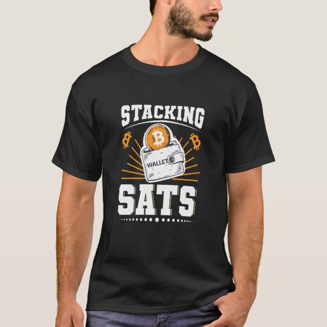 Camiseta Bitcoin de Stacking Sats (Anverso)