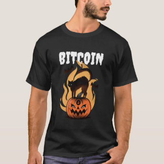 Camiseta Bitcoin (Declaración BTC y gato de calabaza de Hal