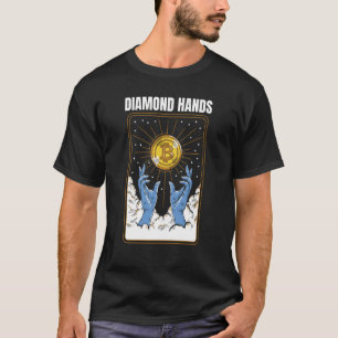Camiseta Bitcoin Diamond Hand Meme Crypto Hodl WSB