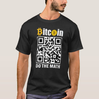 Camiseta Bitcoin Do The Math BTC Crypto Mens Saying