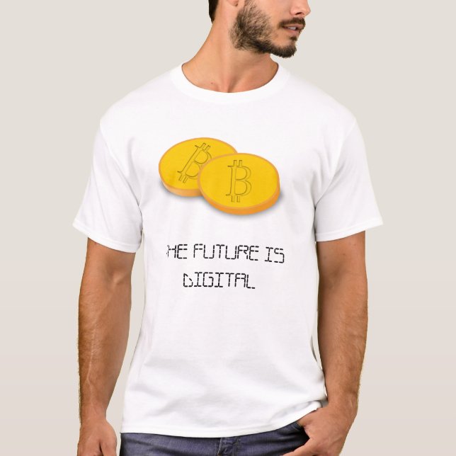 Camiseta Bitcoin - El futuro es digital (Anverso)