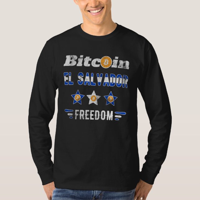 Camiseta Bitcoin El Salvador Criptocurrency Crypto Btc Lega (Anverso)