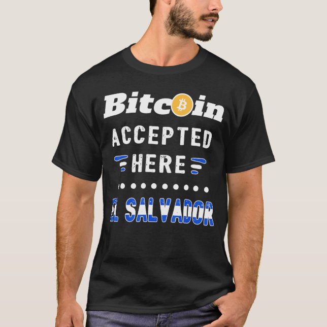 Camiseta Bitcoin El Salvador Criptomoneda Cripto Btc Lega (Anverso)
