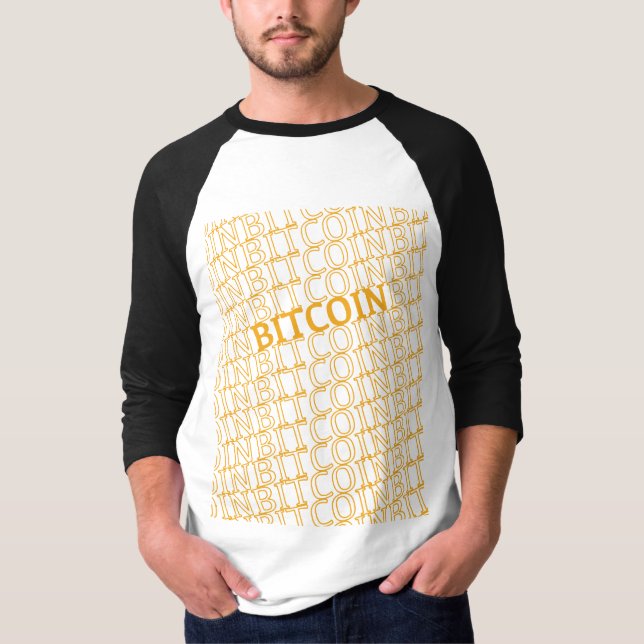 Camiseta Bitcoin elegante - Btc crypto (Anverso)