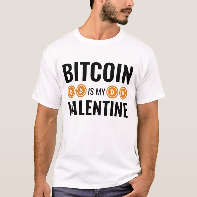 Camiseta BITCOIN ES MI Cryptocurrency DE VALENTINE (Anverso)