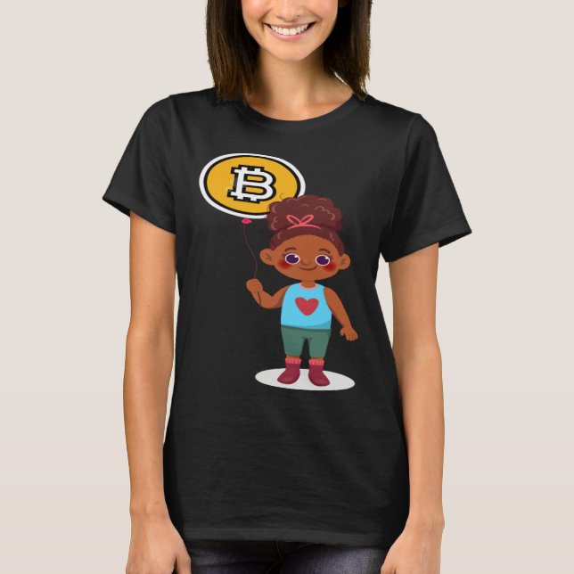 Camiseta Bitcoin Girl Choice Of Investment Bitcoin Cryptocu (Anverso)