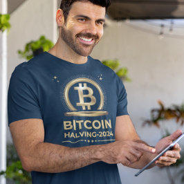 Camiseta BITCOIN HALVING 2024 Crypto Digital Currency