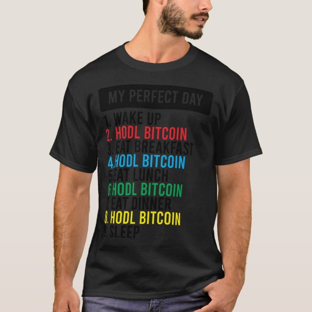 Camiseta Bitcoin HODL Meme BTC Idea para un Bitcoiner (Anverso)