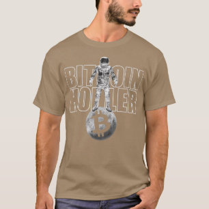 Camiseta Bitcoin Hodler Como Astronauta De Cripto En La Uni
