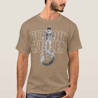 Camiseta Bitcoin Hodler Como Astronauta De Cripto En La Uni