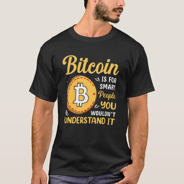 Camiseta Bitcoin Is For Smart People Blockchain HODL Cute M (Anverso)