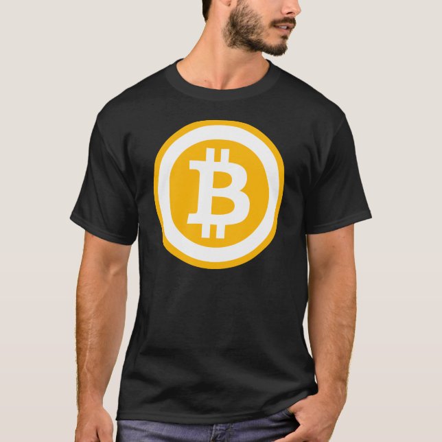 Camiseta Bitcoin Logo Graphic Print (Anverso)