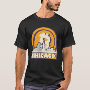 Camiseta Bitcoin Maximalist Bitcoin Chicago Skylin