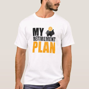Camiseta Bitcoin Mi plan de retiro