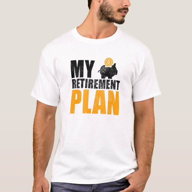 Camiseta Bitcoin Mi plan de retiro (Anverso)